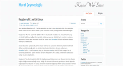 Desktop Screenshot of murat.cesmecioglu.net